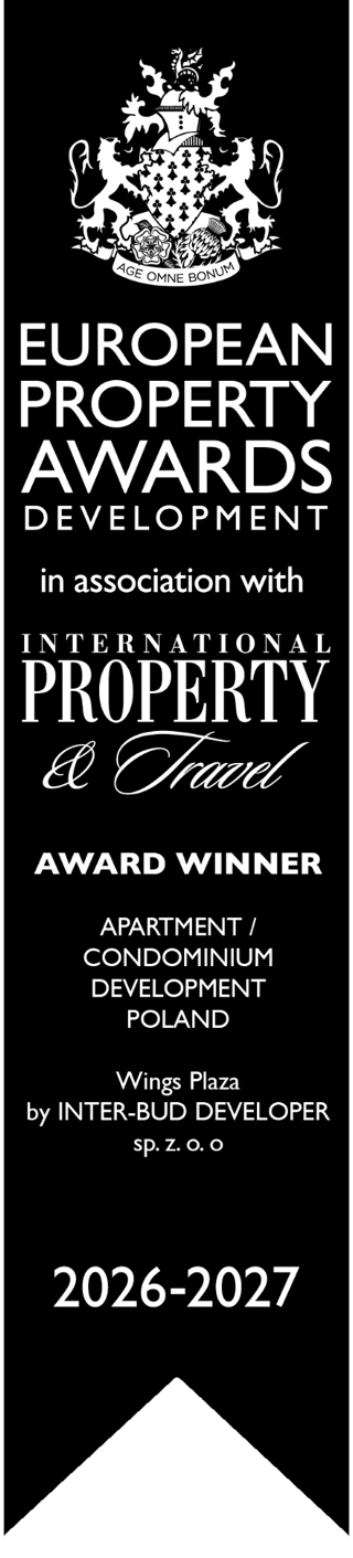 European Property Awards 2026–2027 – Award Winner, Apartment / Condominium Development Poland: Wings Plaza