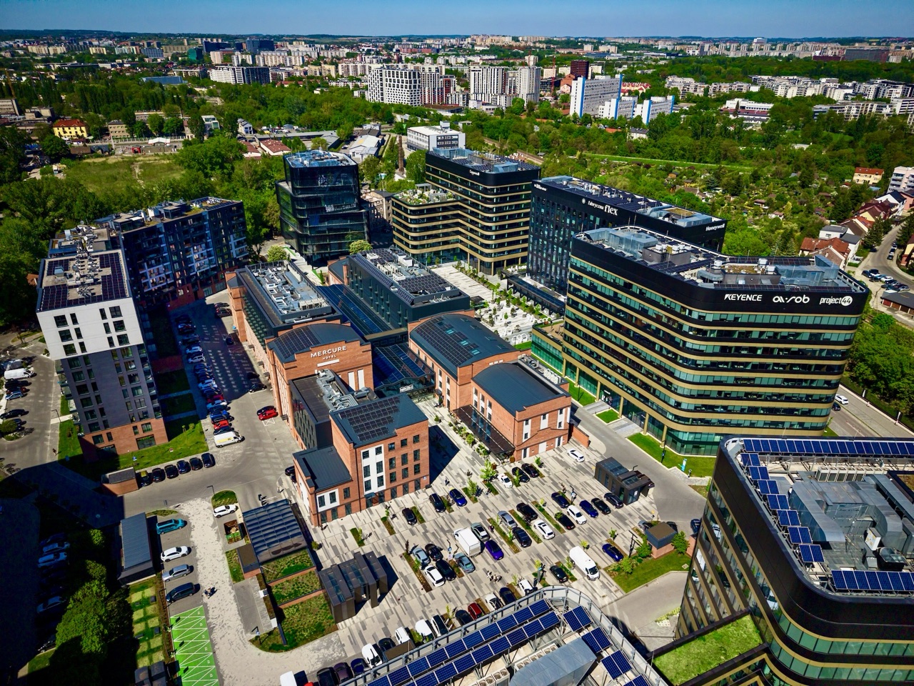 Fabryczna City — ujęcie z drona
